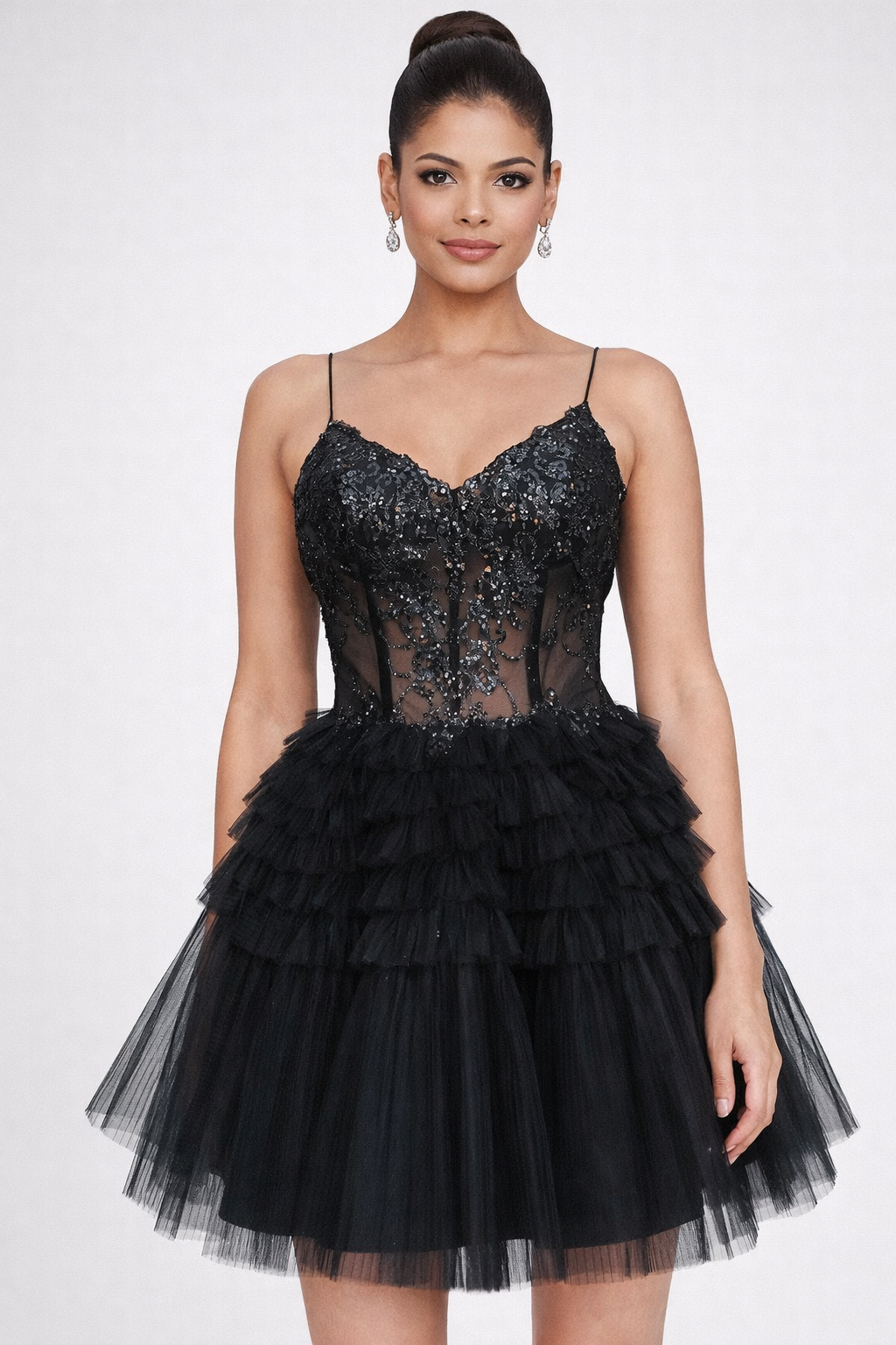 Robe Corset Nuit Étoilée