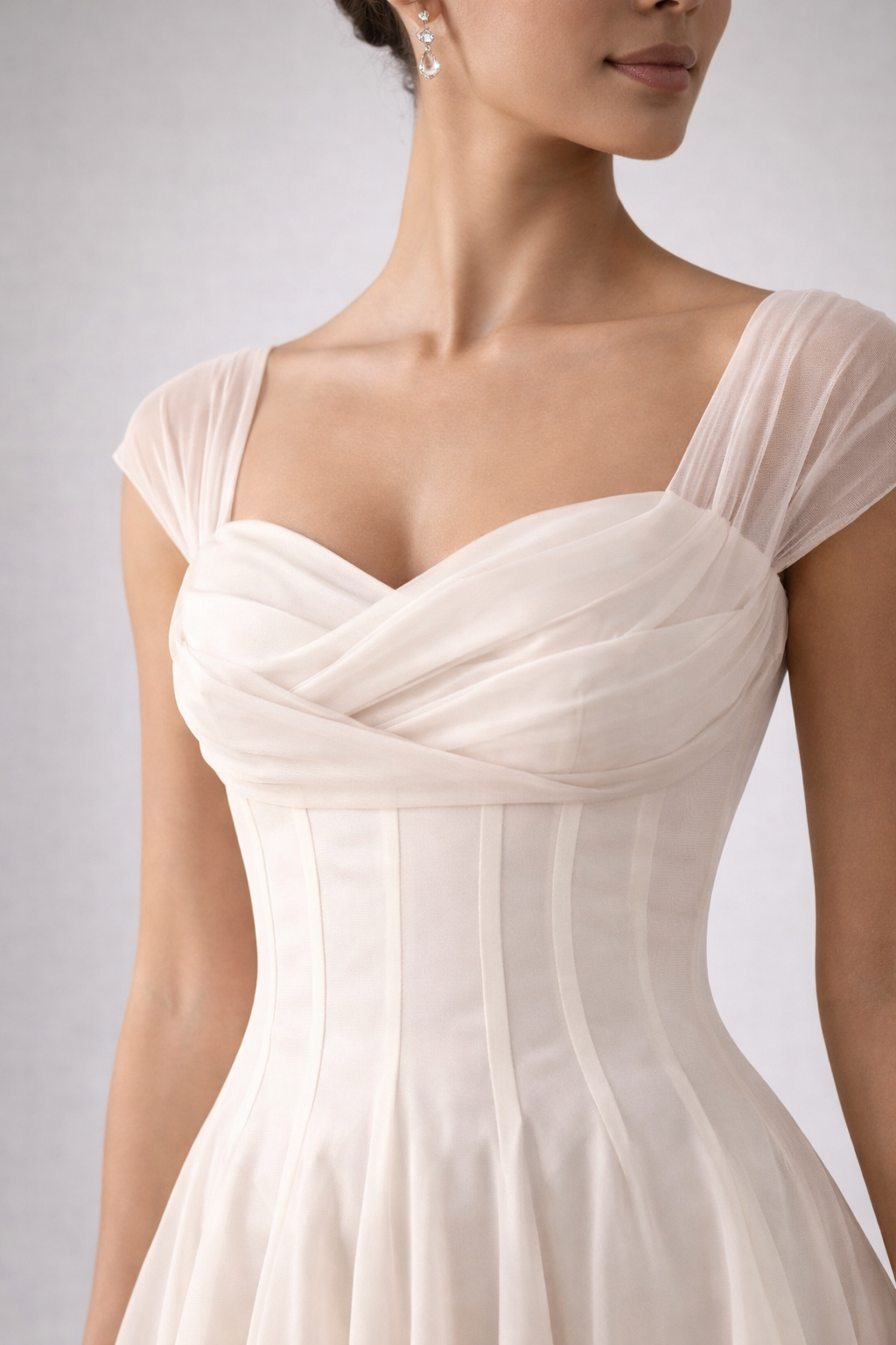 Robe de sorée champagne