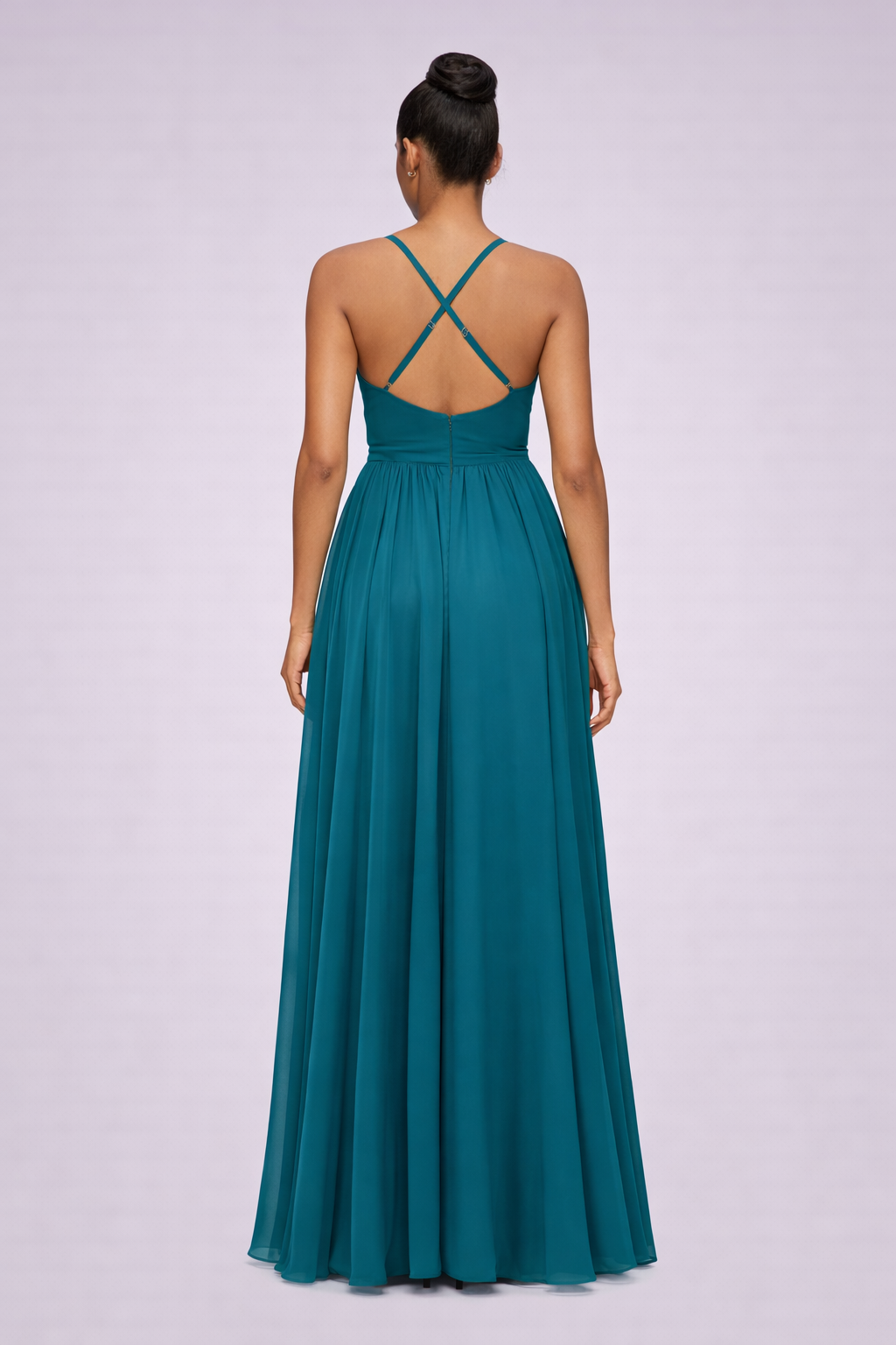 Robe trapèze sans manche