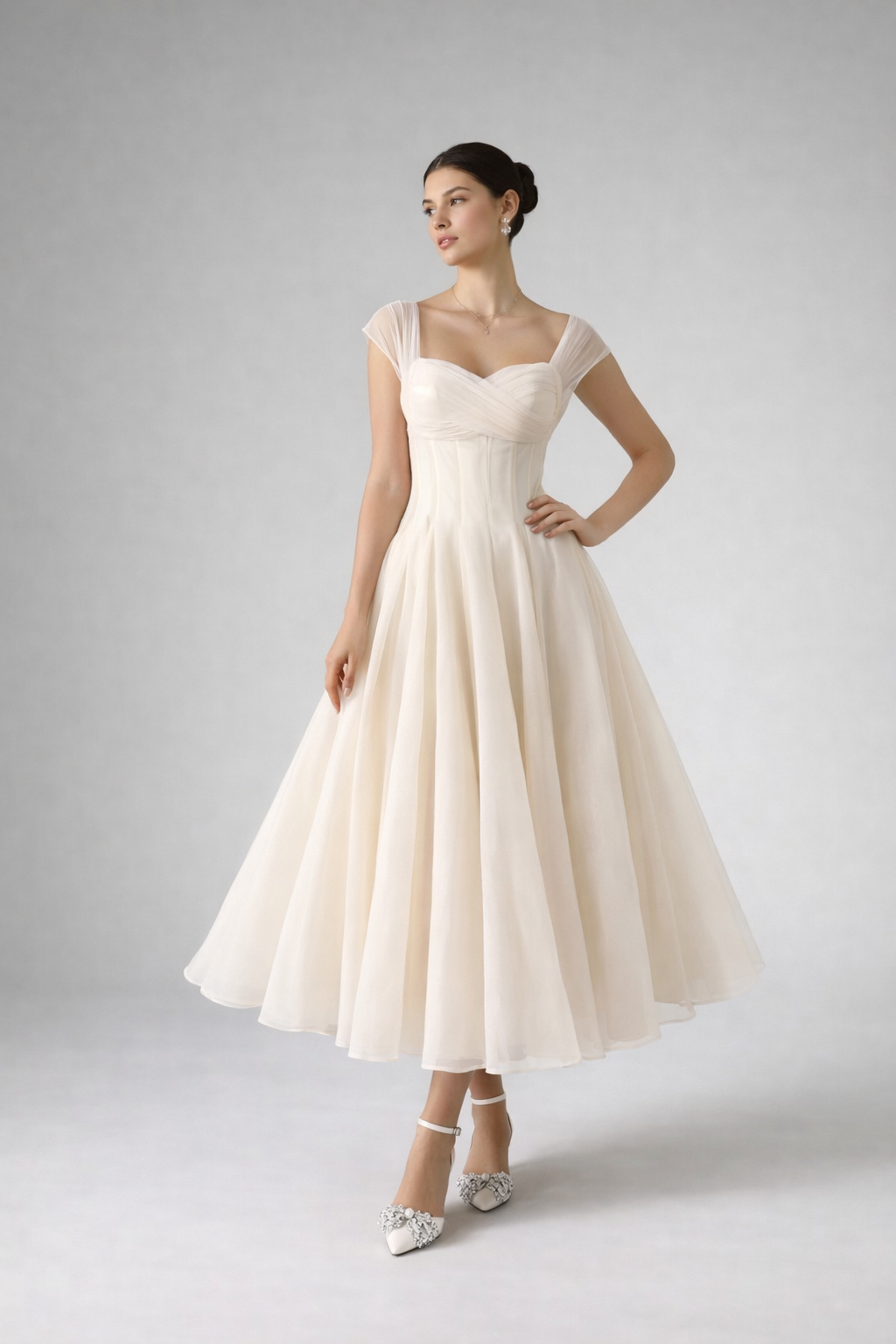 Robe de sorée champagne