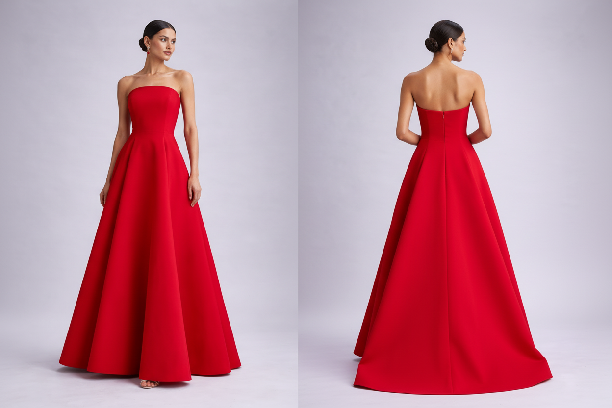 Bannière Robes Rouges Sans Texte